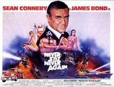 Never Say Never Again James Bond 007 Movie Poster